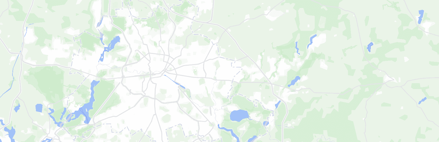 Karte von Berlin mit dem Bezirk Marzahn-Hellersdorf