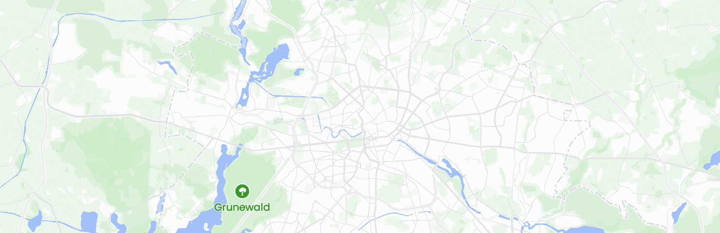 Karte von Berlin mit dem Bezirk Mitte
