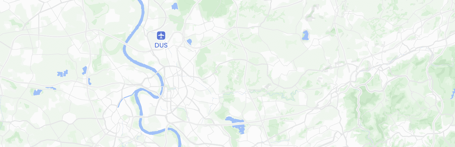 Karte von Düsseldorf mit dem Bezirk Stadtbezirk 07