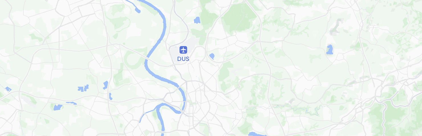 Karte von Düsseldorf mit dem Bezirk Stadtbezirk 06
