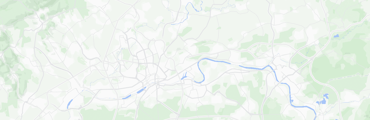 Karte von Frankfurt am Main mit dem Bezirk Ost