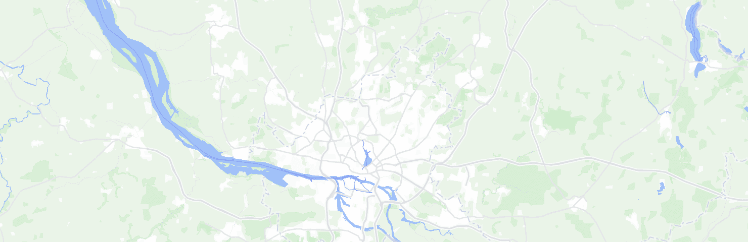 Karte von Hamburg mit dem Bezirk Hamburg-Nord