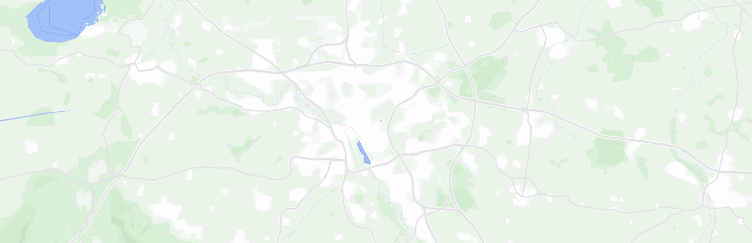 Karte von Hannover mit seinen Bezirken