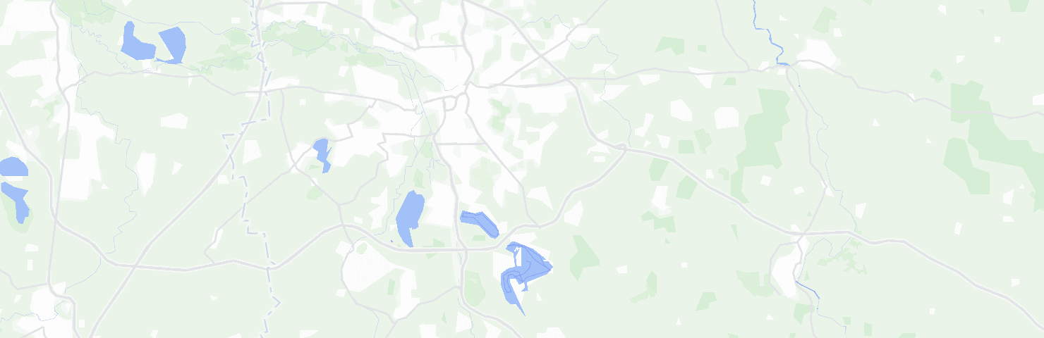 Karte von Leipzig mit dem Bezirk Südost
