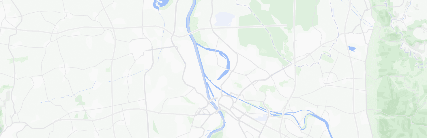Karte von Mannheim mit dem Bezirk Neckarstadt-West