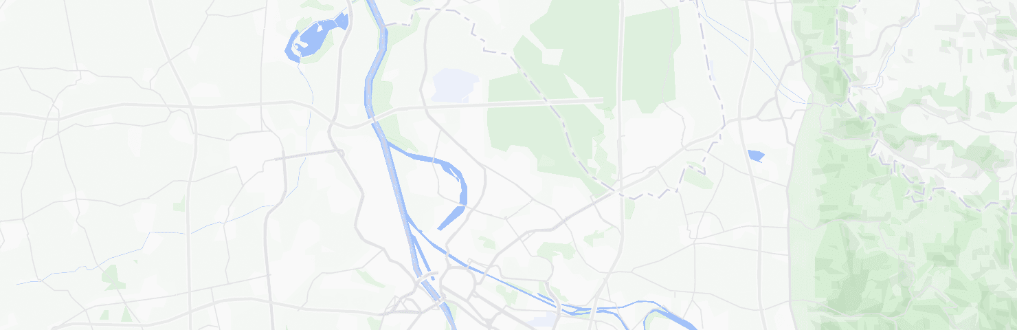 Karte von Mannheim mit dem Bezirk Waldhof