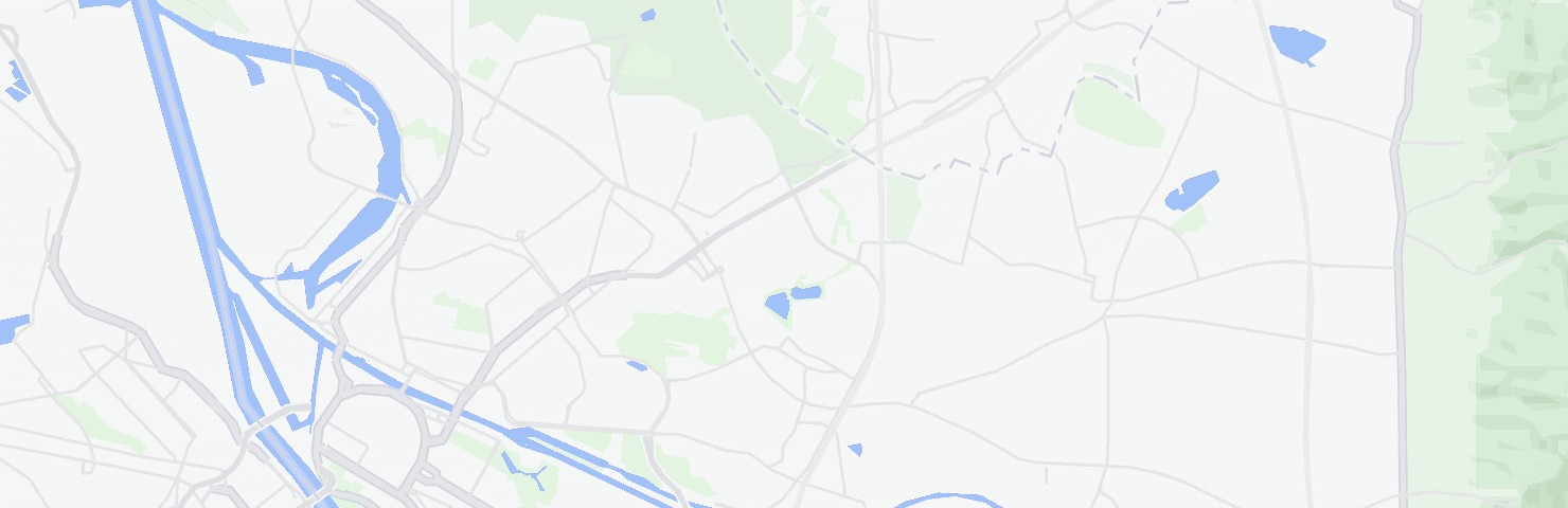 Karte von Mannheim mit dem Bezirk Vogelstang