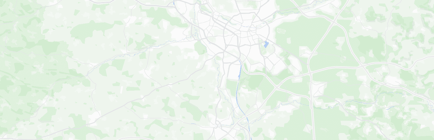 Karte von Nürnberg mit dem Bezirk Südwestliche Außenstadt