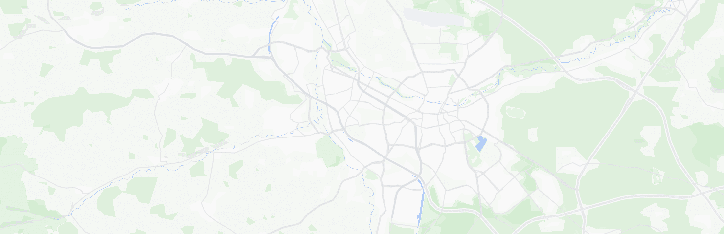 Karte von Nürnberg mit dem Bezirk Westliche Außenstadt