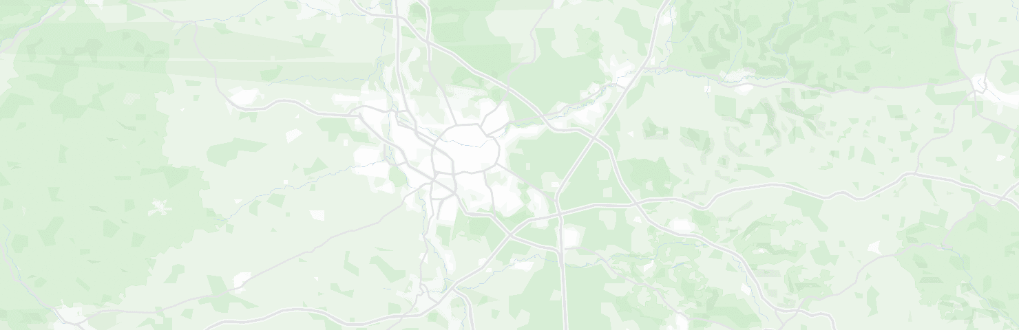 Karte von Nürnberg mit seinen Bezirken