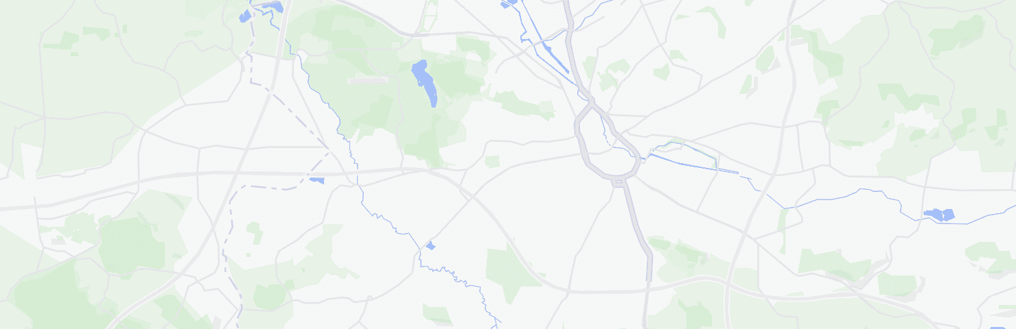 Karte von Osnabrück mit dem Bezirk Weststadt