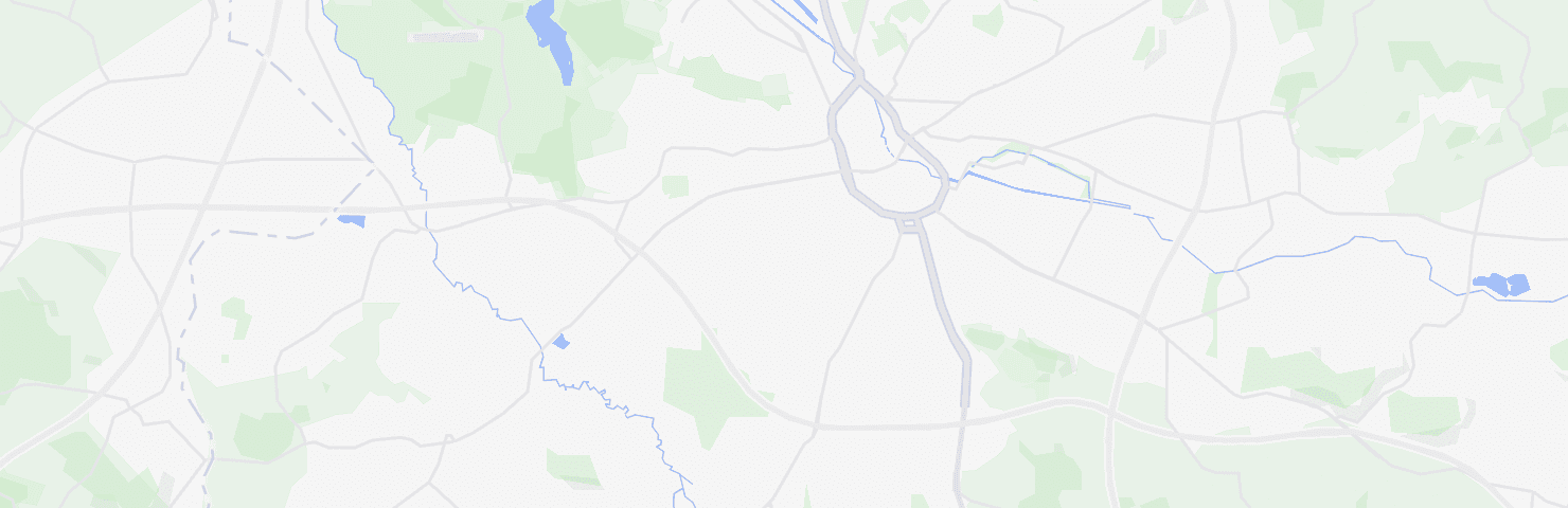 Karte von Osnabrück mit dem Bezirk Wüste