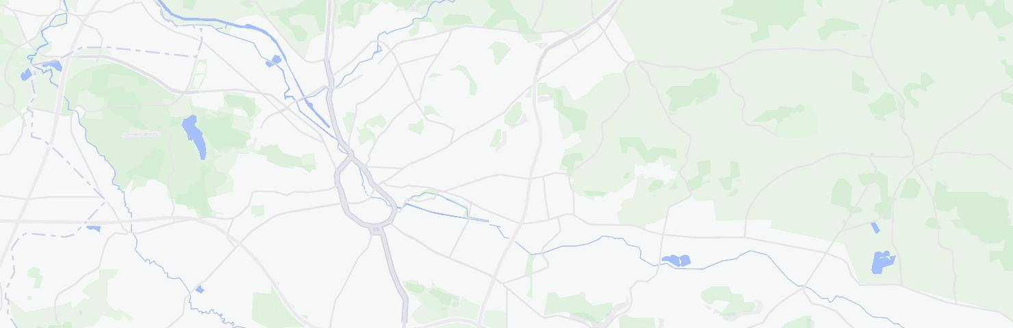 Karte von Osnabrück mit dem Bezirk Schinkel-Ost