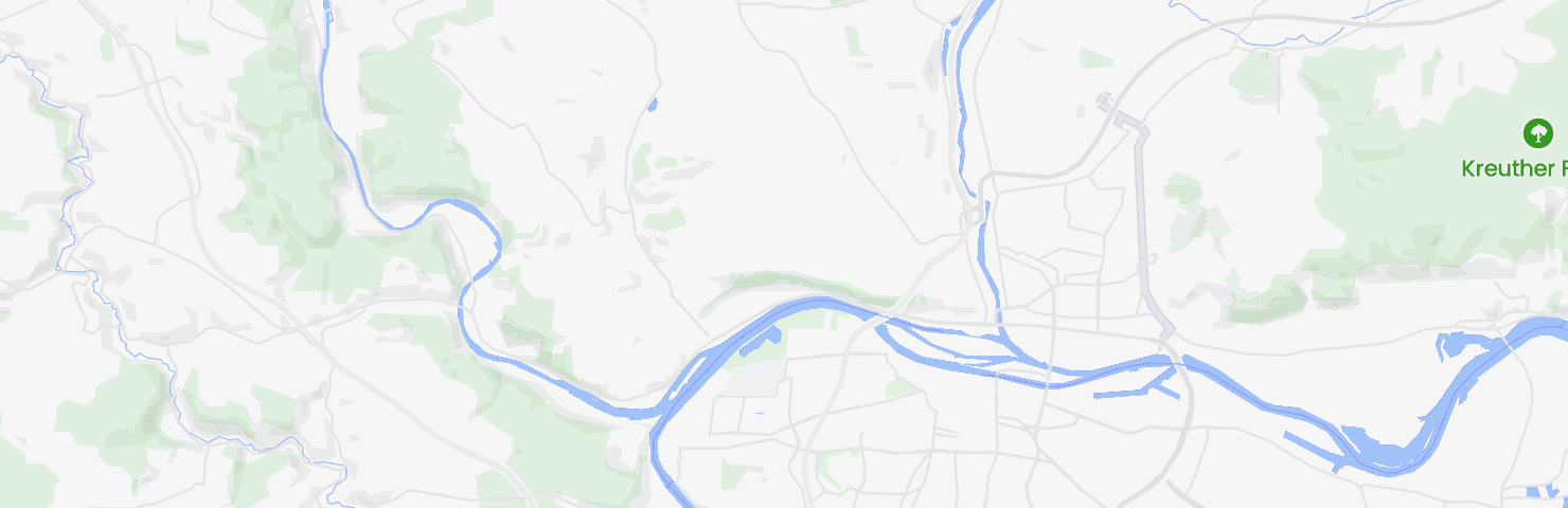 Karte von Regensburg mit dem Bezirk Ober- und Niederwinzer-Kager