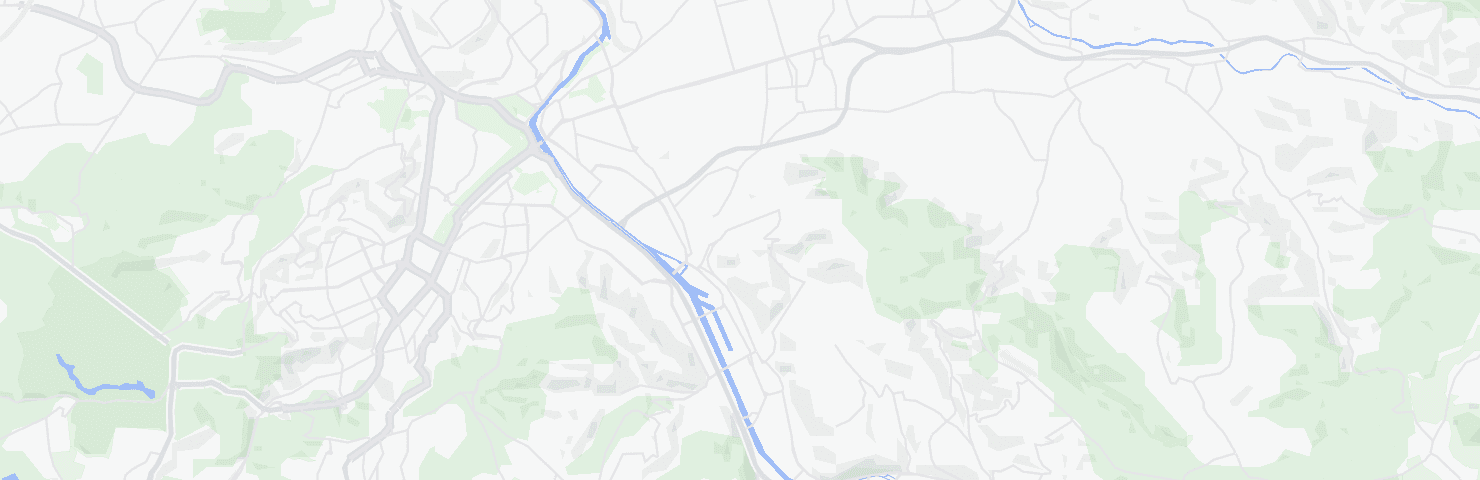 Karte von Stuttgart mit dem Bezirk Untertürkheim