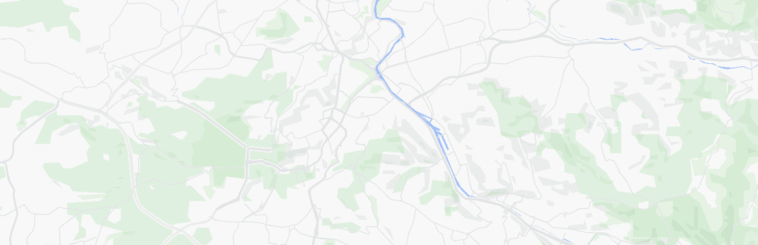 Karte von Stuttgart mit dem Bezirk Ost