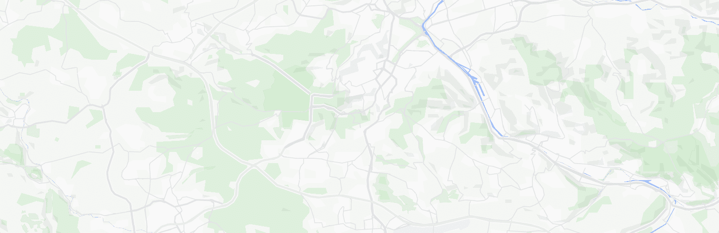 Karte von Stuttgart mit dem Bezirk Süd