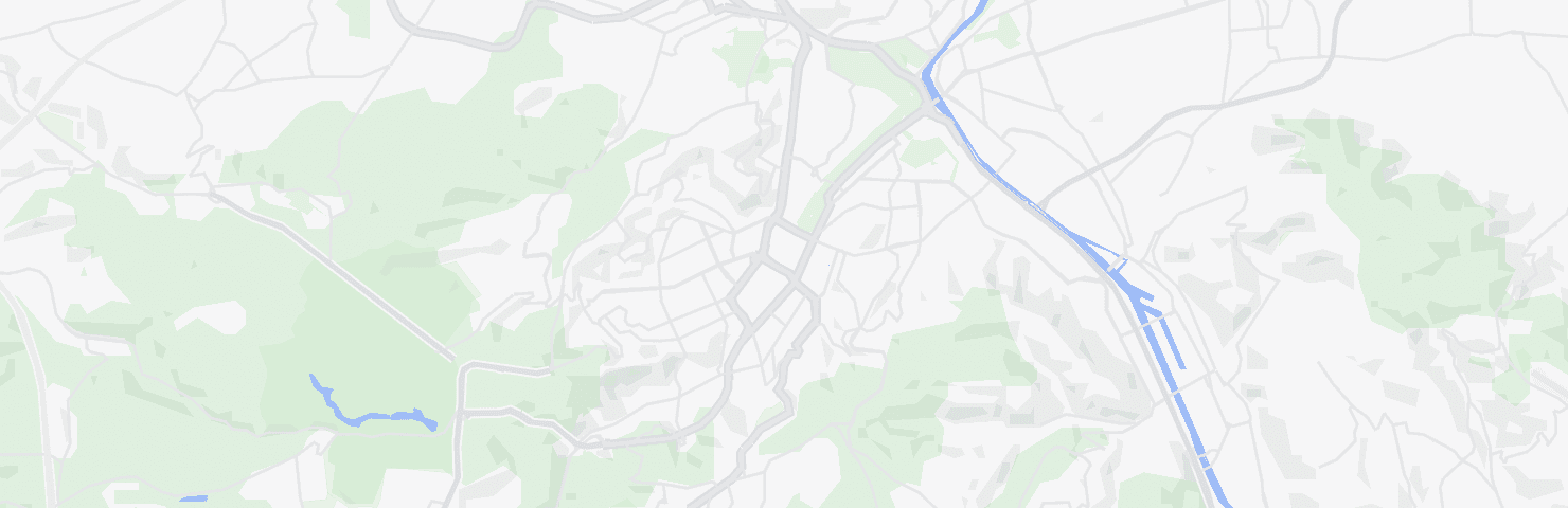 Karte von Stuttgart mit dem Bezirk Mitte