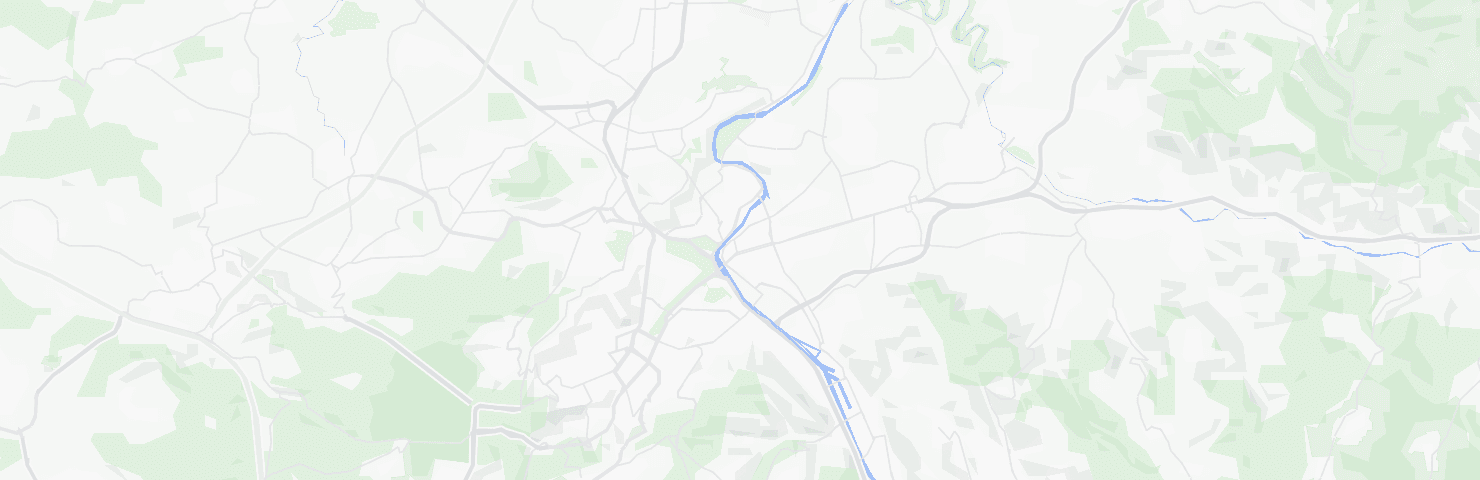 Karte von Stuttgart mit dem Bezirk Bad Cannstatt
