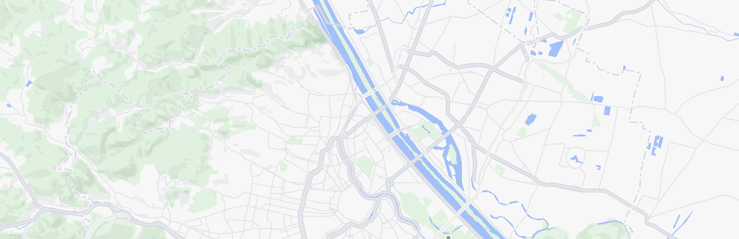 Karte von Wien mit dem Bezirk Brigittenau