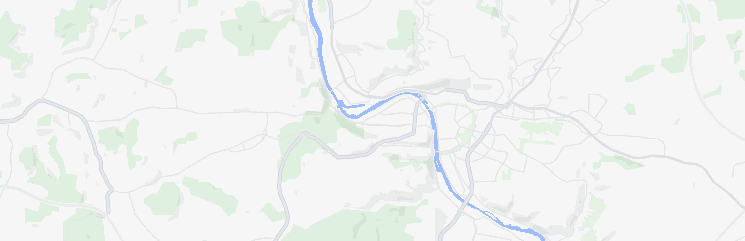 Karte von Würzburg mit dem Bezirk Zellerau
