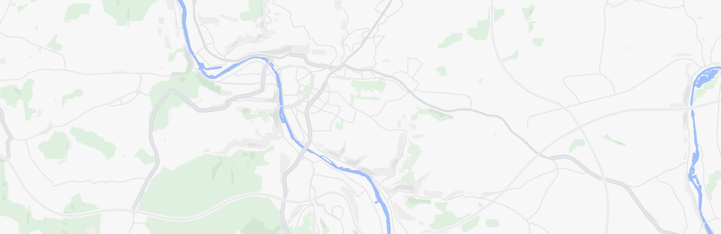 Karte von Würzburg mit dem Bezirk Frauenland