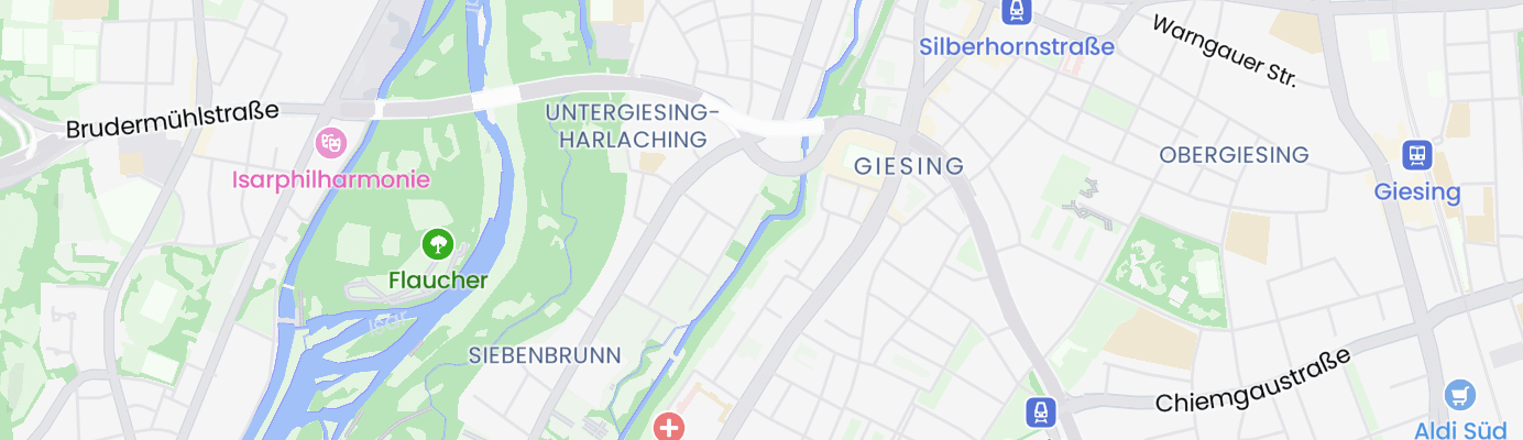 Karte mit dem ungefähren Standort