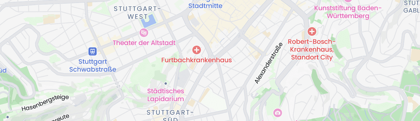 Karte mit dem ungefähren Standort