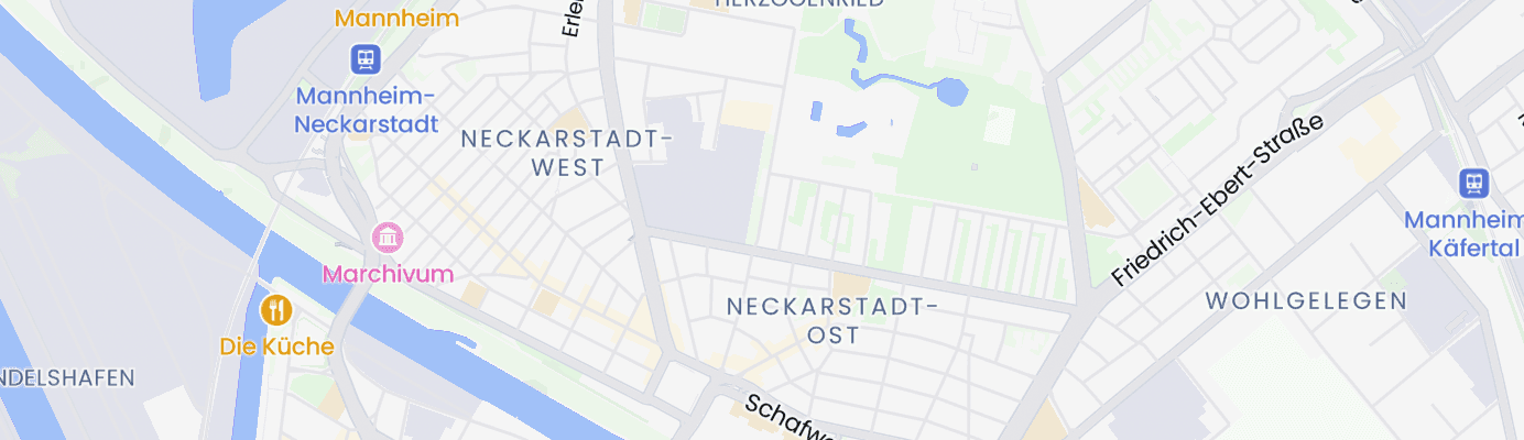 Karte mit dem ungefähren Standort