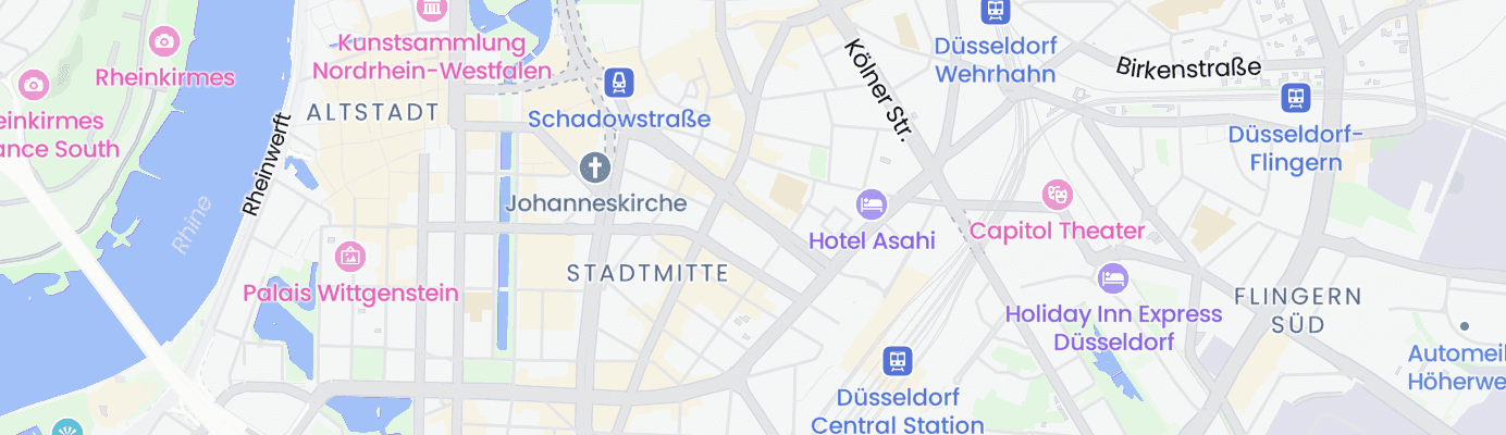 Karte mit dem ungefähren Standort
