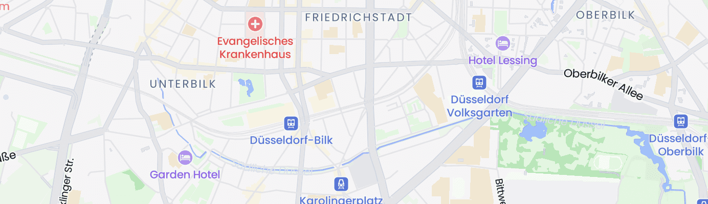 Karte mit dem ungefähren Standort