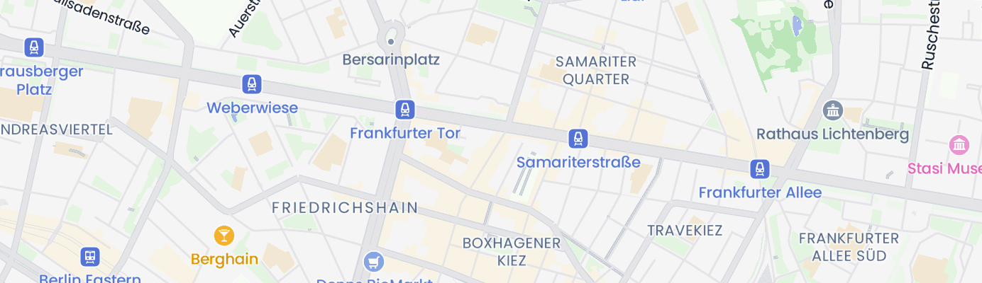 Karte mit dem ungefähren Standort