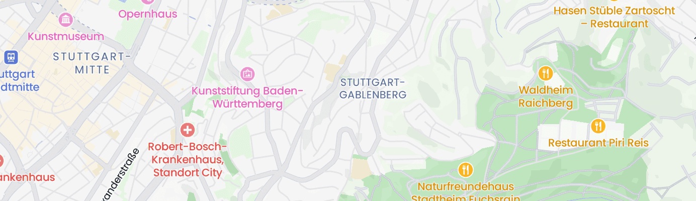 Karte mit dem ungefähren Standort