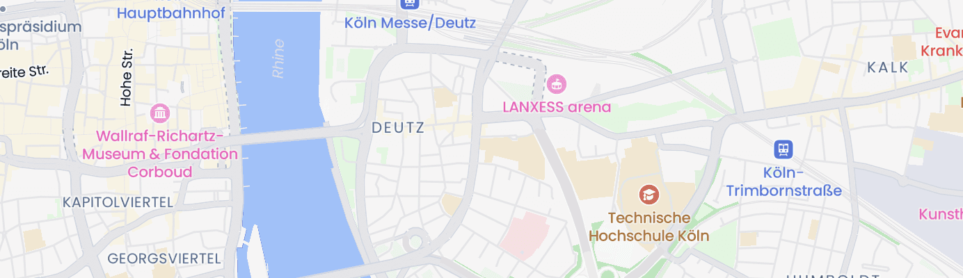 Karte mit dem ungefähren Standort
