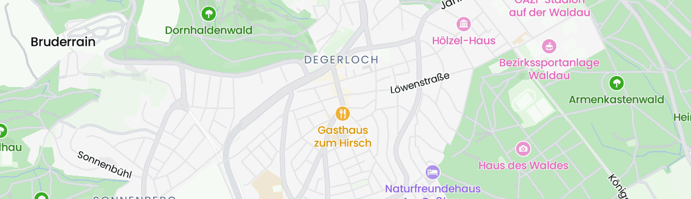 Karte mit dem ungefähren Standort