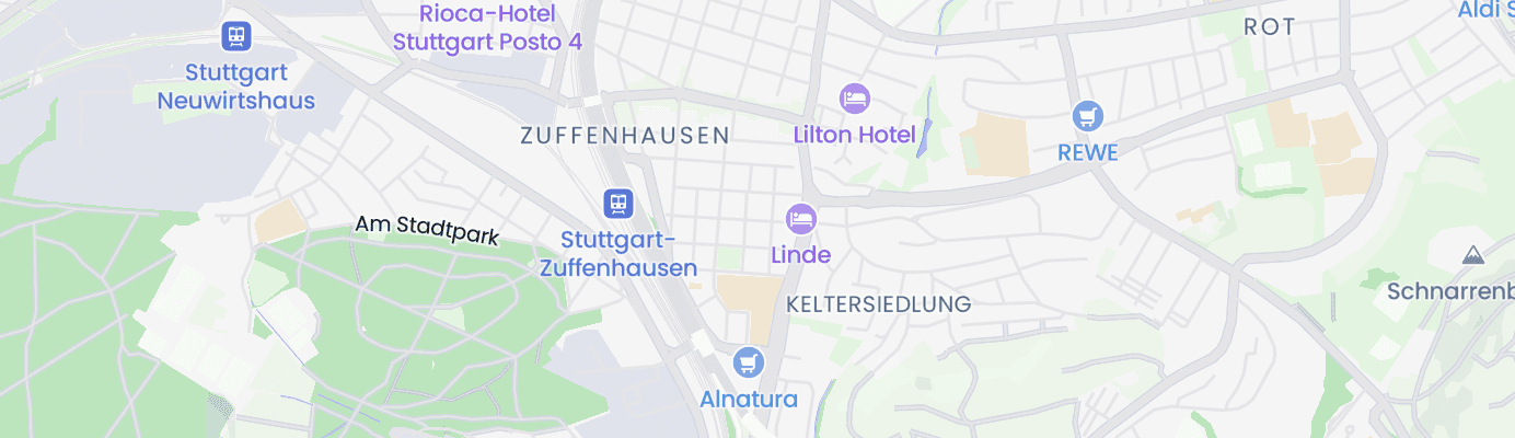 Karte mit dem ungefähren Standort