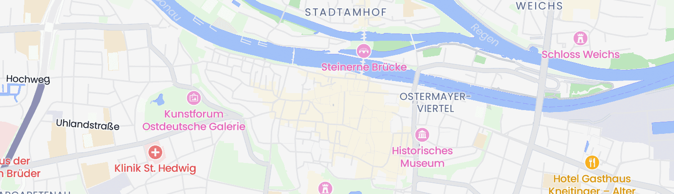 Karte mit dem ungefähren Standort