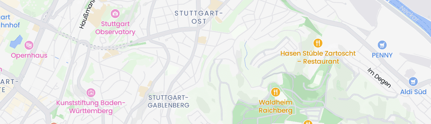 Karte mit dem ungefähren Standort