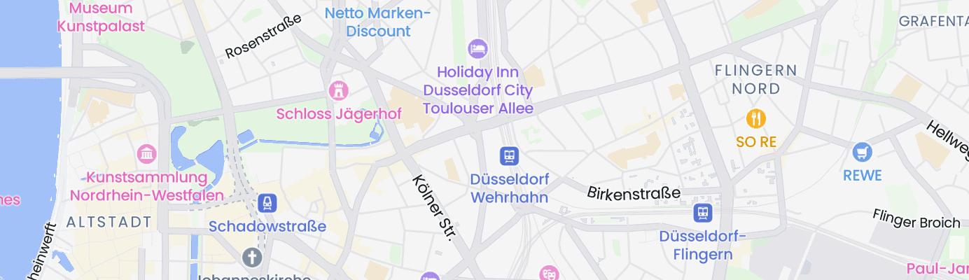 Karte mit dem ungefähren Standort
