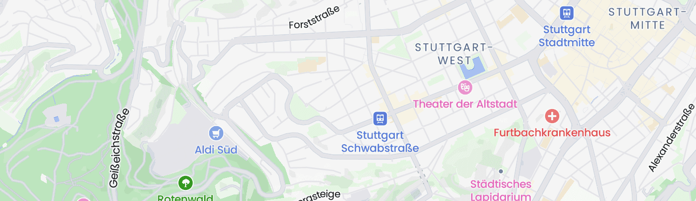Karte mit dem ungefähren Standort