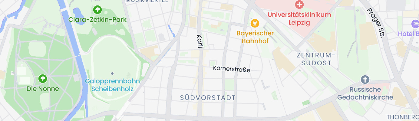 Karte mit dem ungefähren Standort