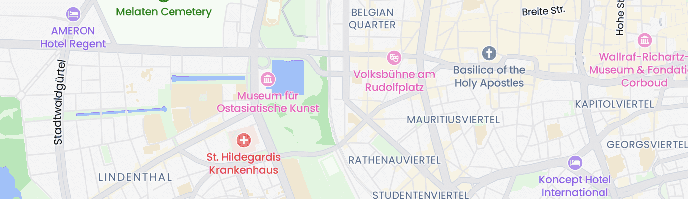 Karte mit dem ungefähren Standort