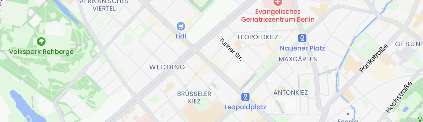 Karte mit dem ungefähren Standort