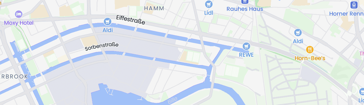 Karte mit dem ungefähren Standort