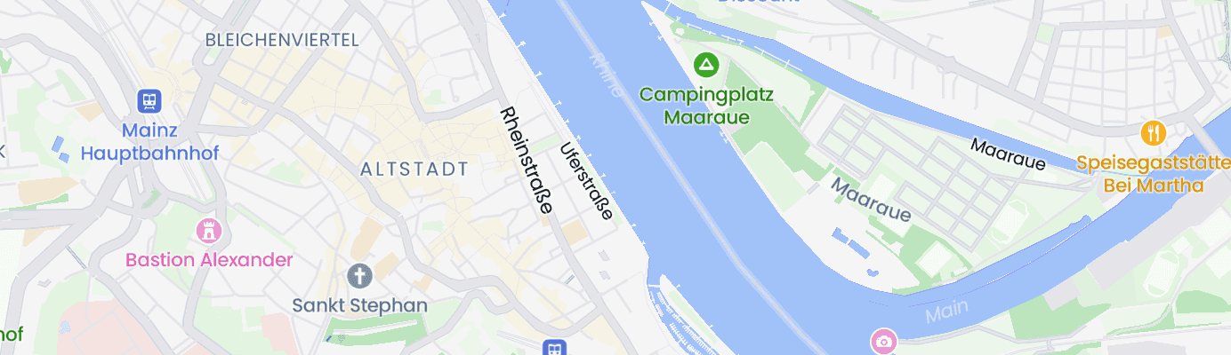 Karte mit dem ungefähren Standort