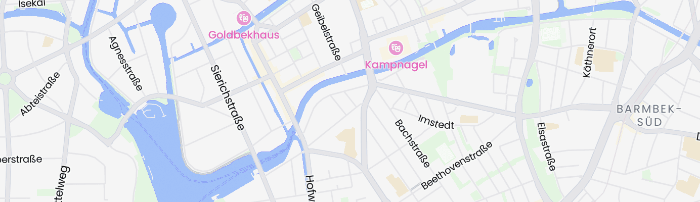 Karte mit dem ungefähren Standort