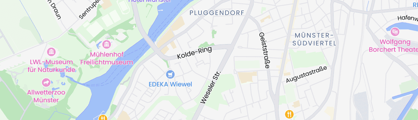 Karte mit dem ungefähren Standort