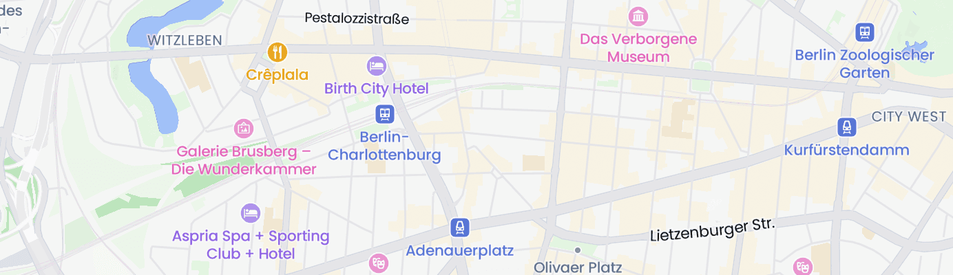 Karte mit dem ungefähren Standort