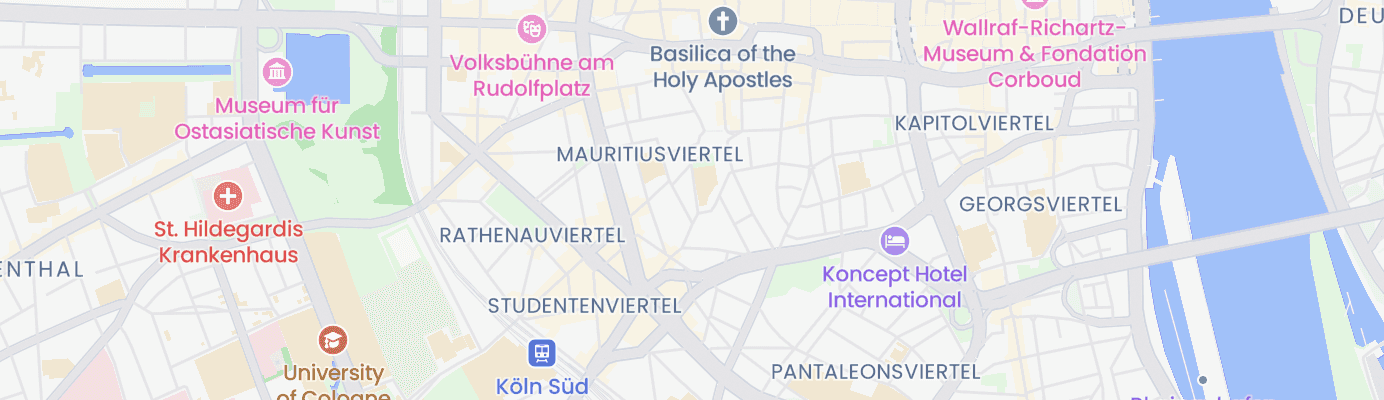 Karte mit dem ungefähren Standort