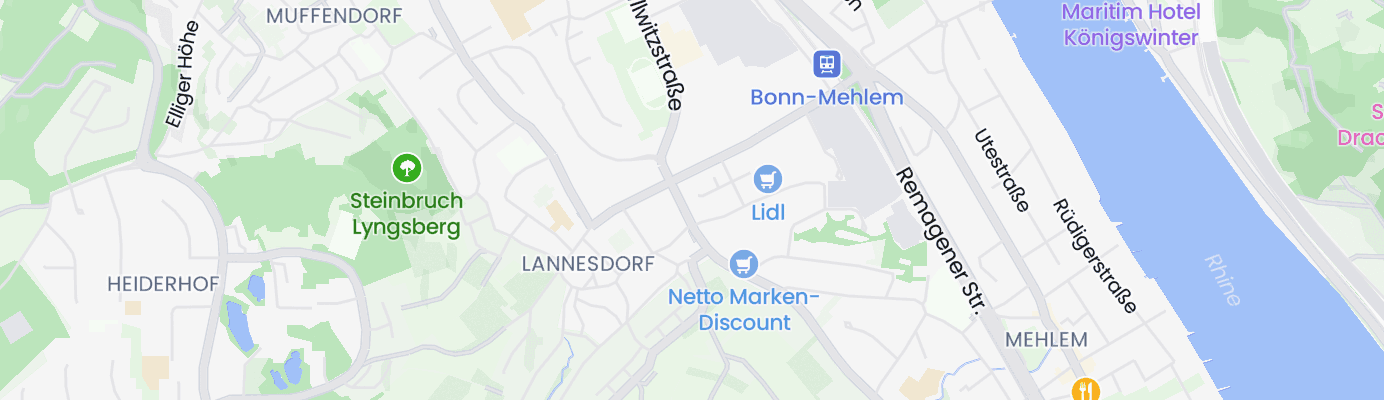 Karte mit dem ungefähren Standort